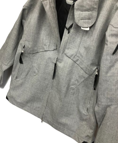 POLEWARDS（ポールワーズ）POLEWARDS (ポールワーズ) WATER PROOF WOOL ジャケット ライトグレー サイズ:Lの古着・服飾アイテム