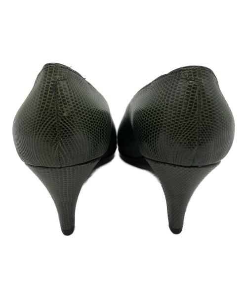 CHANEL（シャネル）CHANEL (シャネル) ヒールパンプス ダークグリーン サイズ:35 1/2の古着・服飾アイテム