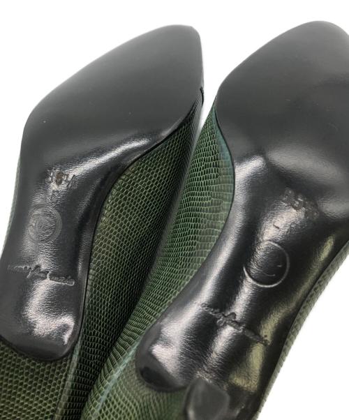 CHANEL（シャネル）CHANEL (シャネル) ヒールパンプス ダークグリーン サイズ:35 1/2の古着・服飾アイテム