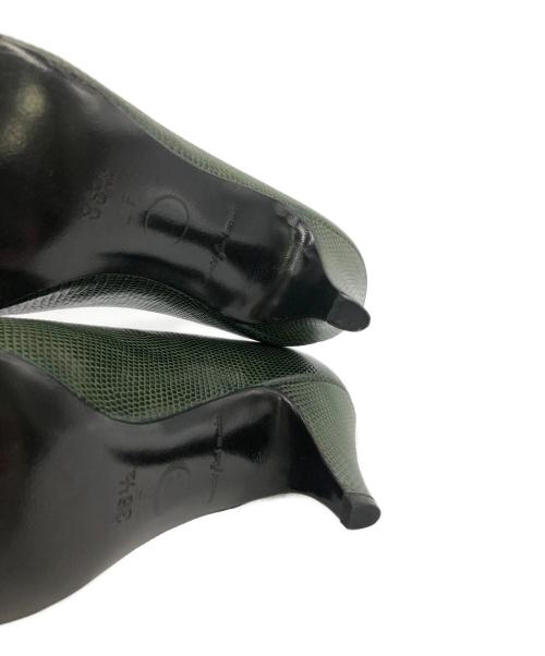 CHANEL（シャネル）CHANEL (シャネル) ヒールパンプス ダークグリーン サイズ:35 1/2の古着・服飾アイテム