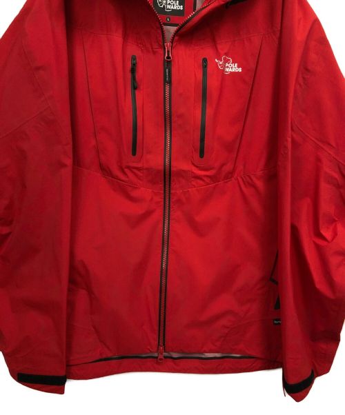 POLEWARDS（ポールワーズ）POLEWARDS (ポールワーズ) ナイロンジャケット レッド サイズ:Lの古着・服飾アイテム