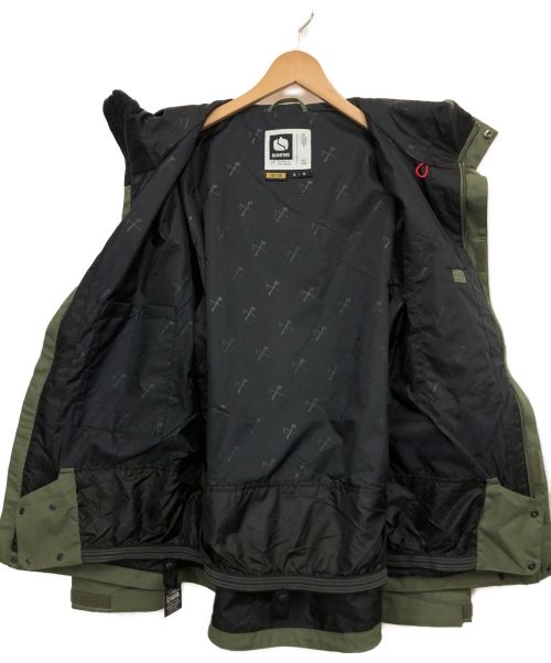 Bonfire Snowboarding（ボンファイア）Bonfire Snowboarding (ボンファイア) スノーボードウェア(ジャケット) オリーブ サイズ:Mの古着・服飾アイテム