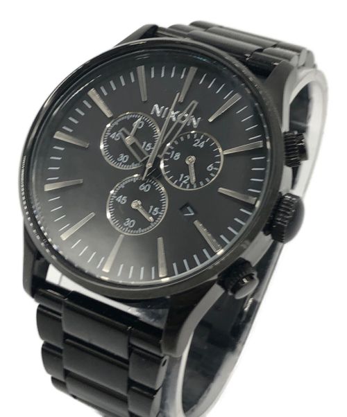 NIXON（ニクソン）NIXON (ニクソン) 腕時計 ブラックの古着・服飾アイテム