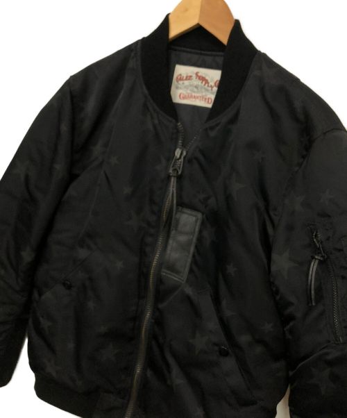 CALEE（キャリー）CALEE (キャリー) MA-1ジャケット ブラック サイズ:Mの古着・服飾アイテム