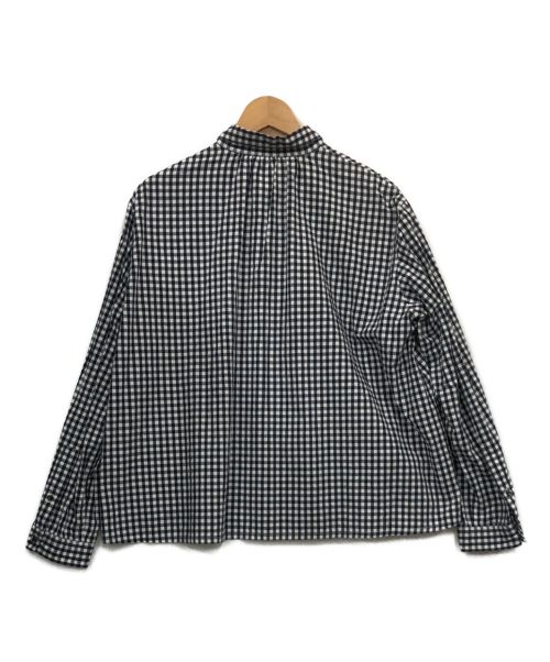 Veritecoeur（ヴェリテクール）Veritecoeur (ヴェリテクール) チェックシャツ ホワイト×ブラック サイズ:FREEの古着・服飾アイテム