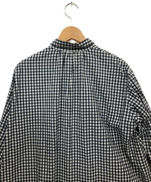 Veritecoeur（ヴェリテクール）Veritecoeur (ヴェリテクール) チェックシャツ ホワイト×ブラック サイズ:FREEの古着・服飾アイテム
