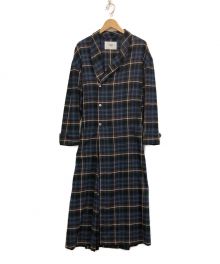 universal tissu（ユニバーサルティシュ）の古着「シャツワンピース」｜レッド