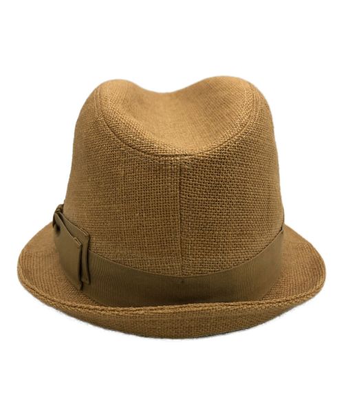 BORSALINO（ボルサリーノ）BORSALINO (ボルサリーノ) 中折れハット カーキ サイズ:58の古着・服飾アイテム