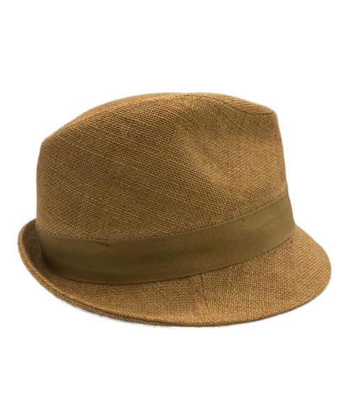 BORSALINO（ボルサリーノ）BORSALINO (ボルサリーノ) 中折れハット カーキ サイズ:58の古着・服飾アイテム