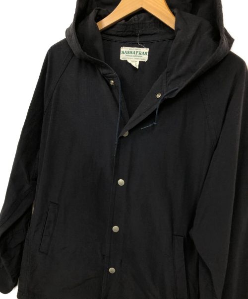 SASSAFRAS（ササフラス）SASSAFRAS (ササフラス) ナイロンパーカー ネイビー サイズ:Sの古着・服飾アイテム