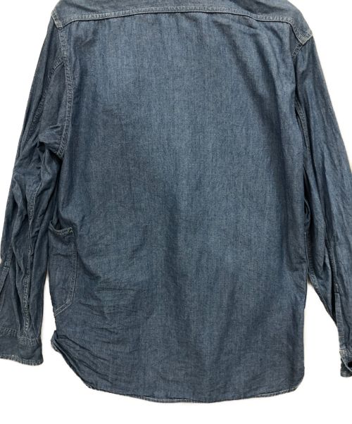 SASSAFRAS（ササフラス）SASSAFRAS (ササフラス) デニムシャツ ブルー サイズ:XSの古着・服飾アイテム