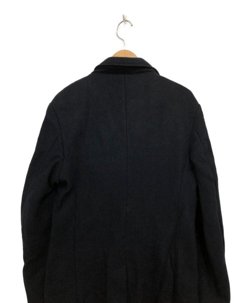 ABAHOUSE ECRU（アバハウス エクリュ）ABAHOUSE ECRU (アバハウス エクリュ) ウールコート ネイビー サイズ:46の古着・服飾アイテム