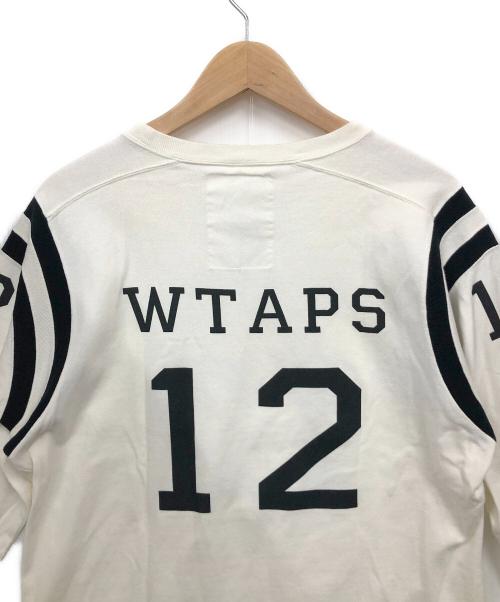 WTAPS（ダブルタップス）WTAPS (ダブルタップス) 7分袖カットソー ホワイト サイズ:2の古着・服飾アイテム