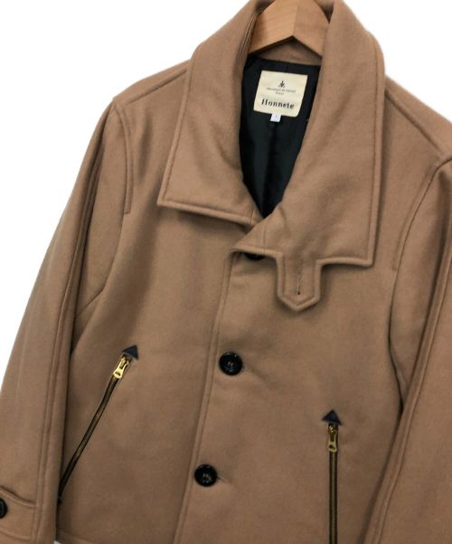 Honnete（オネット）Honnete (オネット) ジャケット ライトブラウン サイズ:1の古着・服飾アイテム