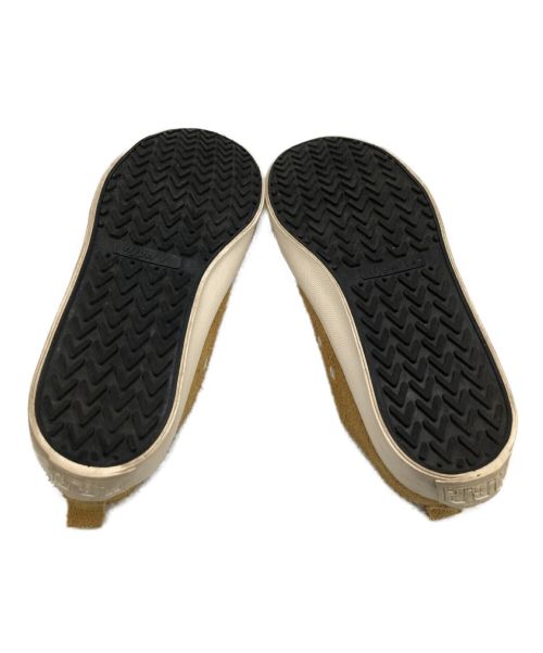 HIDE-BASE PROJECT（ハイドベースプロジェクト）HIDE-BASE PROJECT (ハイドベースプロジェクト) カットスニーカー ライトブラウン サイズ:26.5の古着・服飾アイテム