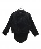 Y'sワイズ）の古着「パイロットジャケット」｜ブラック