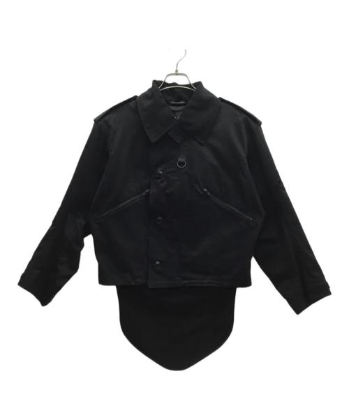 Y's（ワイズ）Y's (ワイズ) パイロットジャケット ブラック サイズ:1の古着・服飾アイテム