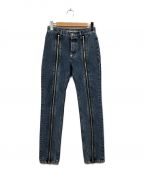 JOHN LAWRENCE SULLIVANジョン ローレンス サリバン）の古着「ジップパンツ」｜インディゴ