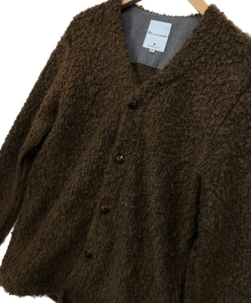 RE MADE IN TOKYO JAPAN（アールイーメイドイントウキョウジャパン）RE MADE IN TOKYO JAPAN (アールイーメイドイントウキョウジャパン) カーディガン ブラウン サイズ:Mの古着・服飾アイテム
