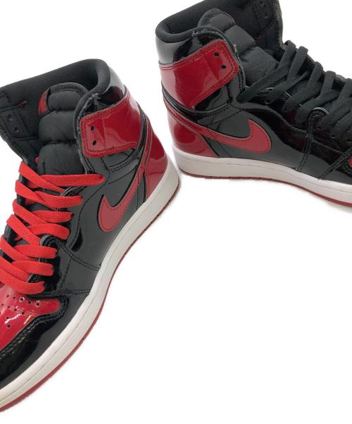 NIKE（ナイキ）NIKE (ナイキ) ハイカットスニーカー ブラック×レッド サイズ:26.5の古着・服飾アイテム