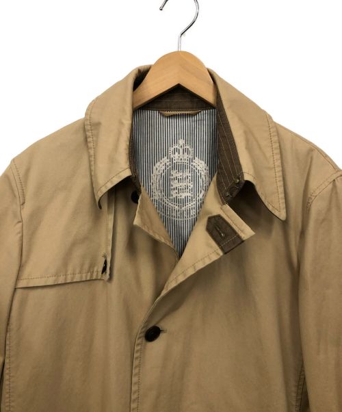 KENT&CURWEN（ケント・アンド・カーウェン）KENT&CURWEN (ケント・アンド・カーウェン) ステンカラーコート カーキ サイズ:LLの古着・服飾アイテム