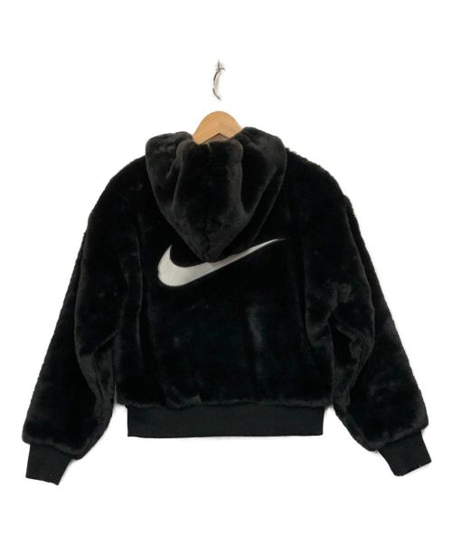 NIKE（ナイキ）NIKE (ナイキ) フェイクファージャケット ブラック サイズ:Mの古着・服飾アイテム
