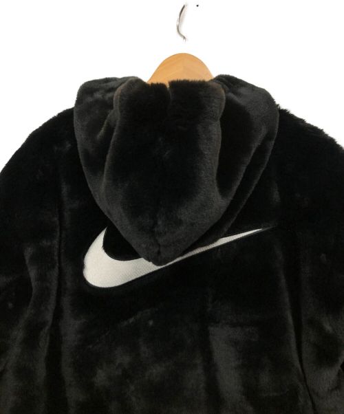 NIKE（ナイキ）NIKE (ナイキ) フェイクファージャケット ブラック サイズ:Mの古着・服飾アイテム