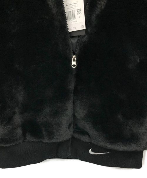NIKE（ナイキ）NIKE (ナイキ) フェイクファージャケット ブラック サイズ:Mの古着・服飾アイテム