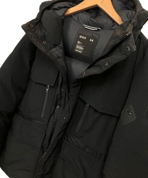 UNDER ARMOUR（アンダーアーマー）UNDER ARMOUR (アンダー アーマー) ダウンジャケット ブラック サイズ:LGの古着・服飾アイテム