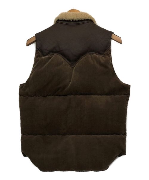 RockyMountainFeatherBed（ロッキーマウンテンフェザーベッド）RockyMountainFeatherBed (ロッキーマウンテンフェザーベッド) ダウンベスト ブラウン サイズ:36の古着・服飾アイテム