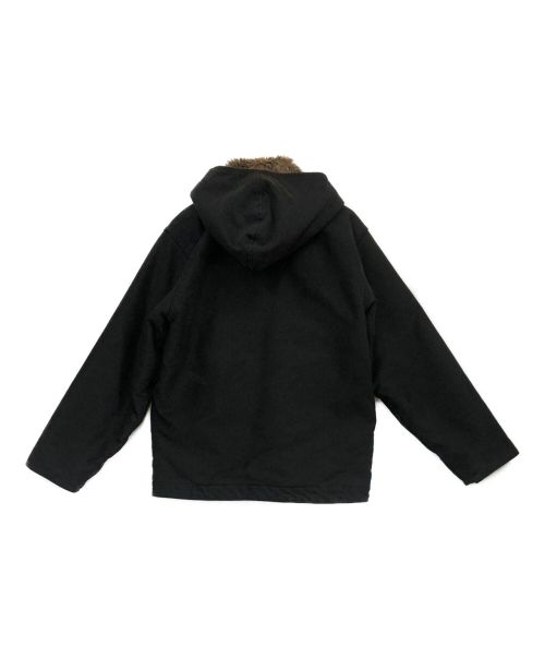 HOUSTON（ヒューストン）HOUSTON (ヒューストン) デッキジャケット ブラック サイズ:34の古着・服飾アイテム