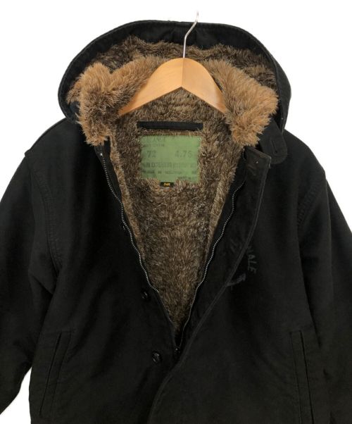 HOUSTON（ヒューストン）HOUSTON (ヒューストン) デッキジャケット ブラック サイズ:34の古着・服飾アイテム