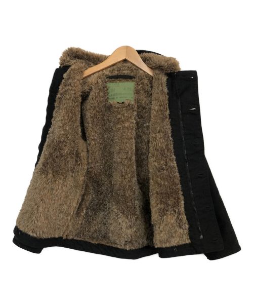 HOUSTON（ヒューストン）HOUSTON (ヒューストン) デッキジャケット ブラック サイズ:34の古着・服飾アイテム