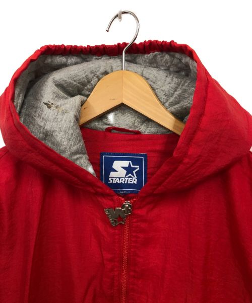 STARTER（スターター）STARTER (スターター) ナイロンジャケット レッド サイズ:不明の古着・服飾アイテム