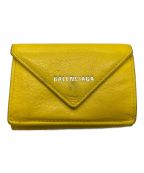 BALENCIAGAバレンシアガ）の古着「3つ折り財布」｜イエロー