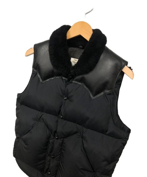 RockyMountainFeatherBed（ロッキーマウンテンフェザーベッド）RockyMountainFeatherBed (ロッキーマウンテンフェザーベッド) ダウンベスト ブラック サイズ:36の古着・服飾アイテム