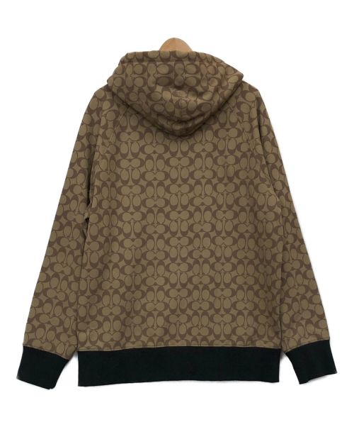 COACH（コーチ）COACH (コーチ) ジップパーカー ブラウン サイズ:L 未使用品の古着・服飾アイテム