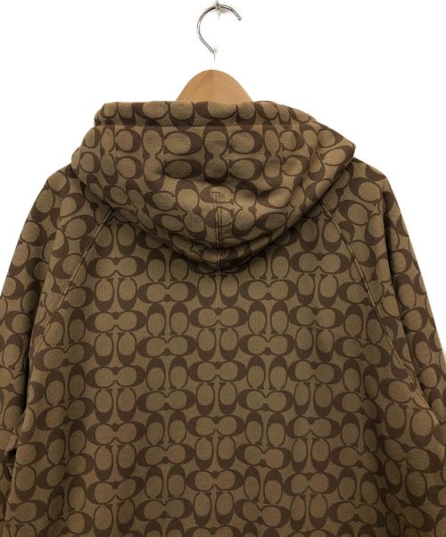 COACH（コーチ）COACH (コーチ) ジップパーカー ブラウン サイズ:L 未使用品の古着・服飾アイテム