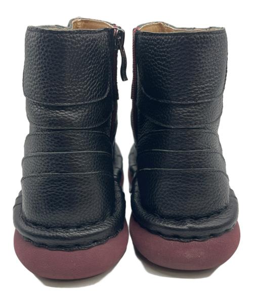 estacion（エスタシオ）estacion (エスタシオ) ショートブーツ ブラック サイズ:Mの古着・服飾アイテム