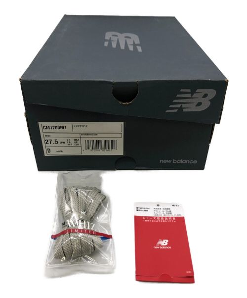 NEW BALANCE（ニューバランス）NEW BALANCE (ニューバランス) ローカットスニーカー ブラック×グレー サイズ:27.5の古着・服飾アイテム