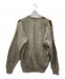 SHETLAND ISLANDS (シェットランドアイランド) ニット グレー×ブラウン サイズ:L：5000円