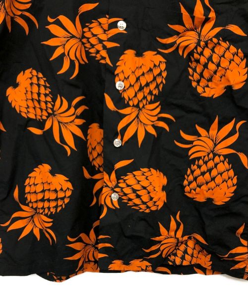 KAHANAMOKU（カハナモク）KAHANAMOKU (カハナモク) アロハシャツ ブラック サイズ:Mの古着・服飾アイテム