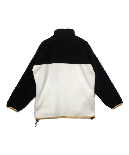 MAGENTA SKATEBOARDS（マジェンタスケートボード）MAGENTA SKATEBOARDS (マジェンタスケートボード) ハーフジップフリース ホワイト×ブラック サイズ:Mの古着・服飾アイテム