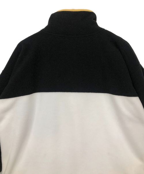 MAGENTA SKATEBOARDS（マジェンタスケートボード）MAGENTA SKATEBOARDS (マジェンタスケートボード) ハーフジップフリース ホワイト×ブラック サイズ:Mの古着・服飾アイテム