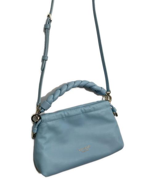 Kate Spade（ケイトスペード）Kate Spade (ケイトスペード) 2WAYバッグ ライトブルーの古着・服飾アイテム