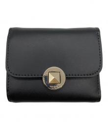 Kate Spade（ケイトスペード）の古着「3つ折り財布」｜ブラック