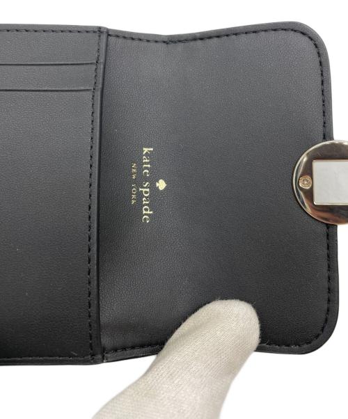 Kate Spade（ケイトスペード）Kate Spade (ケイトスペード) 3つ折り財布 ブラックの古着・服飾アイテム