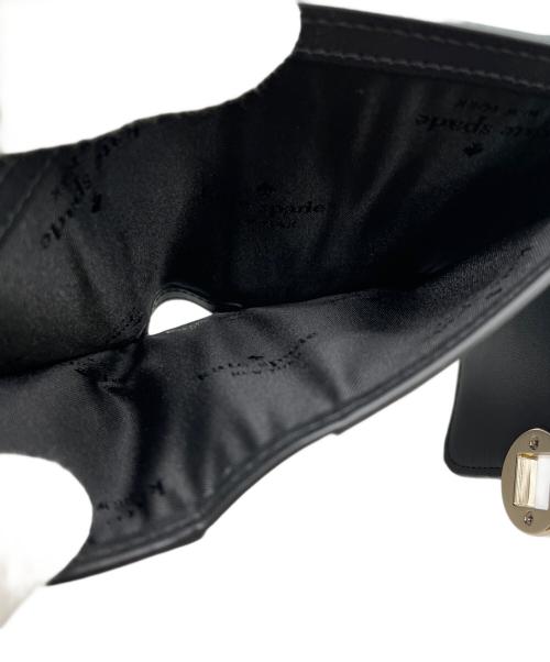 Kate Spade（ケイトスペード）Kate Spade (ケイトスペード) 3つ折り財布 ブラックの古着・服飾アイテム