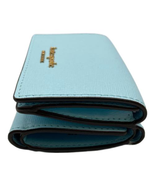 Kate Spade（ケイトスペード）Kate Spade (ケイトスペード) 3つ折り財布 スカイブルーの古着・服飾アイテム