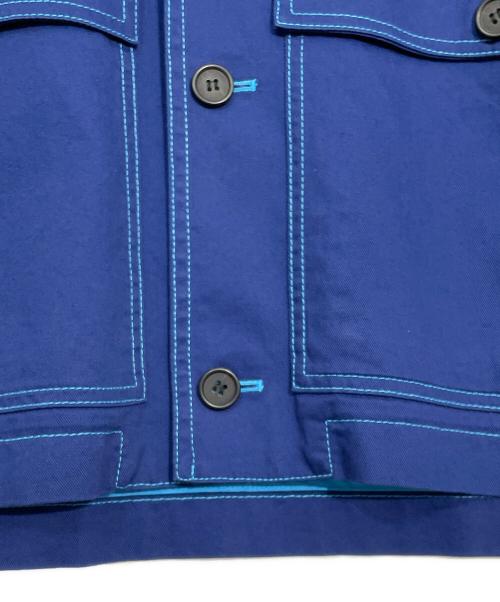 UNIQLO（ユニクロ）UNIQLO (ユニクロ) MARNI (マルニ) ユーティリティジャケット ブルー サイズ:Lの古着・服飾アイテム